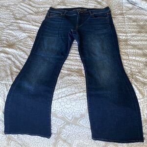 American Eagle High Rise Kick Boot Jeans